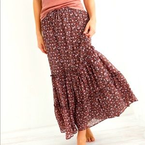 Aerie Garden Party Midi Skirt